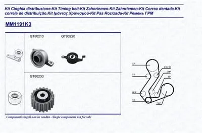 Комплект ремня ГРМ MAGNETI MARELLI купить