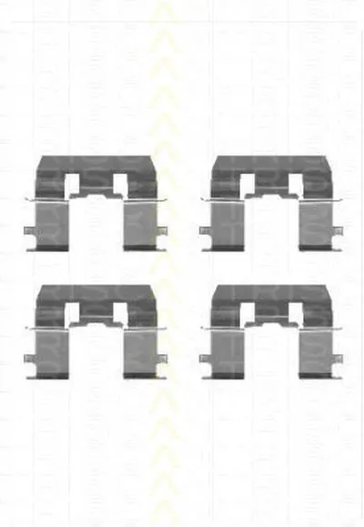 Комплектующие, колодки дискового тормоза TRISCAN купить