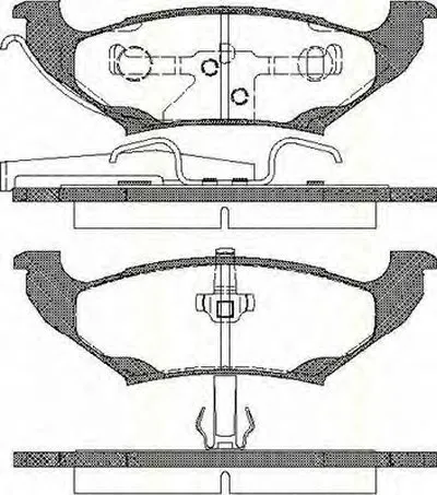 Комплект тормозных колодок, дисковый тормоз TRISCAN купить