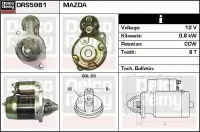 Стартер Remanufactured REMY (Light Duty) DELCO REMY купить
