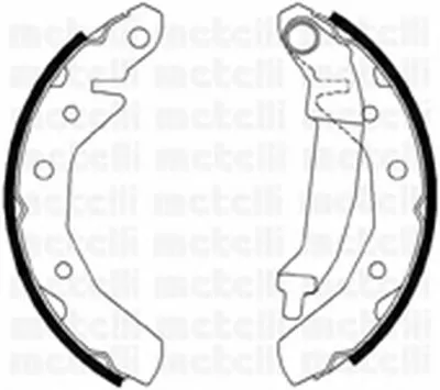 Комплект тормозных колодок METELLI купить