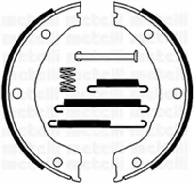 Комплект тормозных колодок, стояночная тормозная система METELLI купить