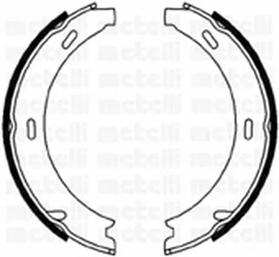 Комплект тормозных колодок, стояночная тормозная система METELLI купить