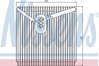 Испаритель, кондиционер NISSENS купить