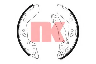 Комплект тормозных колодок NK купить