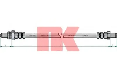 Тормозной шланг NK купить
