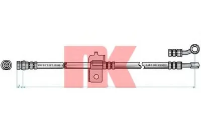 Тормозной шланг NK купить