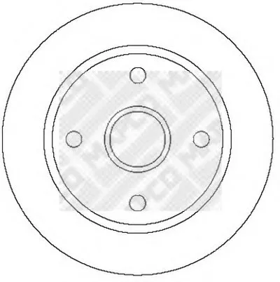 Тормозной диск MAPCO купить
