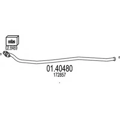 Труба выхлопного газа MTS купить