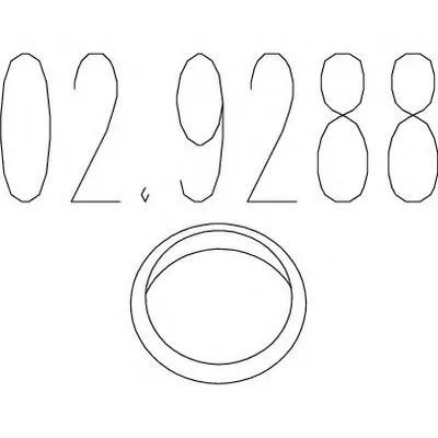 Уплотнительное кольцо, труба выхлопного газа MTS купить