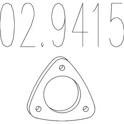 Прокладка, труба выхлопного газа MTS купить