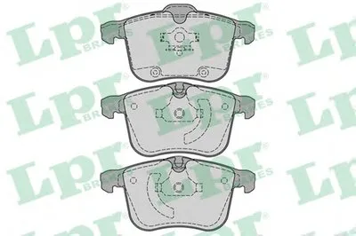 Комплект тормозных колодок, дисковый тормоз LPR купить