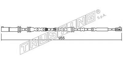 Сигнализатор, износ тормозных колодок TRUSTING купить