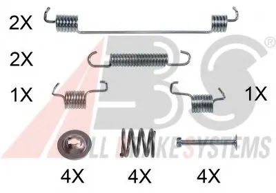 Комплектующие, тормозная колодка A.B.S. купить