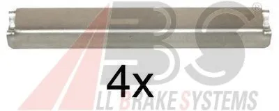 Комплектующие, колодки дискового тормоза A.B.S. купить