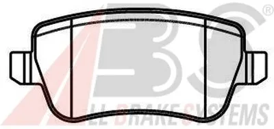 Комплект тормозных колодок, дисковый тормоз A.B.S. купить