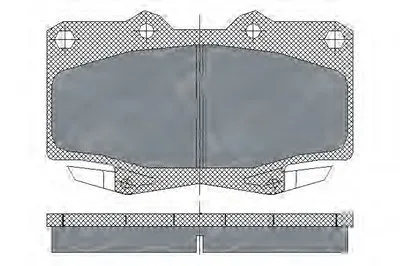 Комплект тормозных колодок, дисковый тормоз SCT Germany купить