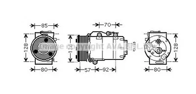 Компрессор, кондиционер AVA QUALITY COOLING купить