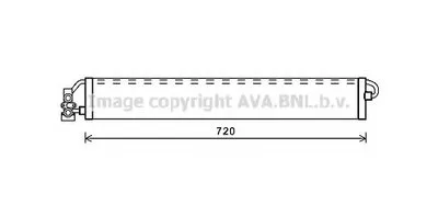 Масляный радиатор, автоматическая коробка передач AVA QUALITY COOLING купить