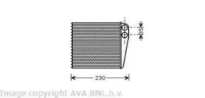 Теплообменник, отопление салона AVA QUALITY COOLING купить