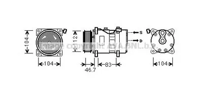 Компрессор, кондиционер AVA QUALITY COOLING купить