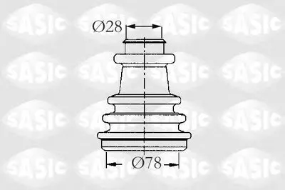 Комплект пылника, приводной вал SASIC купить