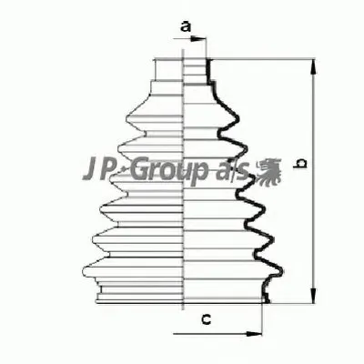 Комплект пылника, приводной вал QH JP GROUP купить