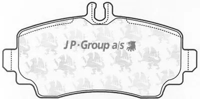 Комплект тормозных колодок, дисковый тормоз QH JP GROUP купить