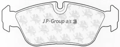 Комплект тормозных колодок, дисковый тормоз QH JP GROUP купить