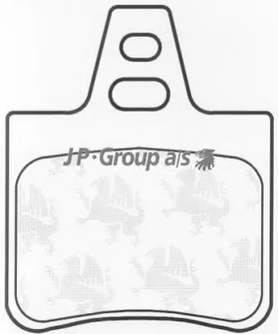 Комплект тормозных колодок, дисковый тормоз QH JP GROUP купить