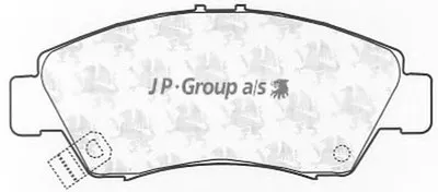 Комплект тормозных колодок, дисковый тормоз QH JP GROUP купить