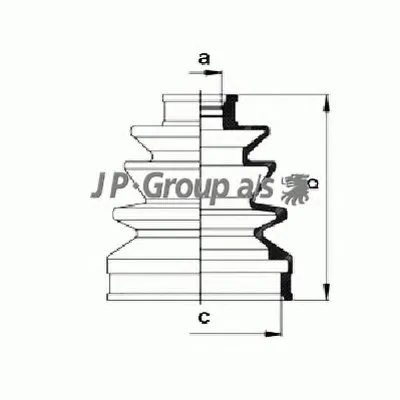 Комплект пылника, приводной вал QH JP GROUP купить