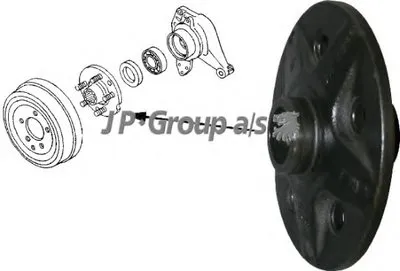 ? колесн. ступицы = ORIGINAL JP GROUP купить