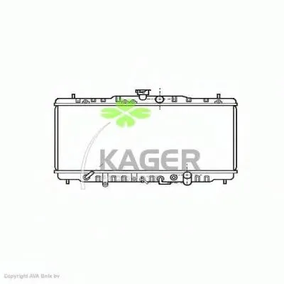 Радиатор, охлаждение двигателя KAGER купить