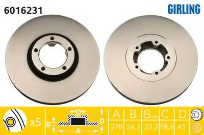 Тормозной диск GIRLING купить