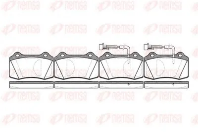 Комплект тормозных колодок, дисковый тормоз KAWE купить