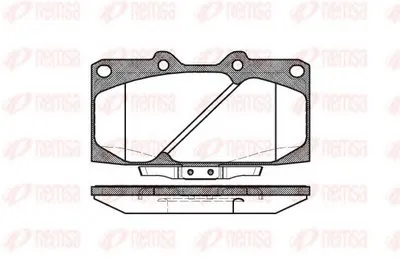 Комплект тормозных колодок, дисковый тормоз KAWE купить