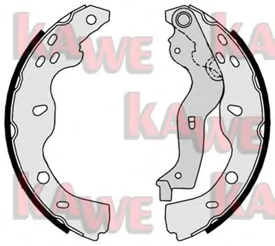 Комплект тормозных колодок KAWE купить