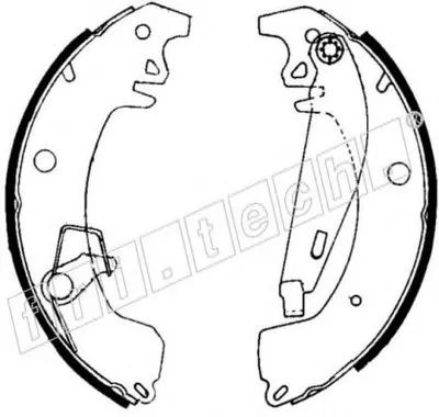 Комплект тормозных колодок fri.tech. купить