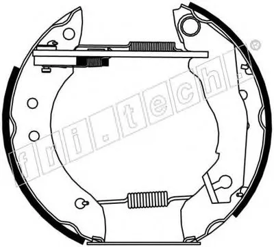 Комплект тормозных колодок FAST KIT fri.tech. купить