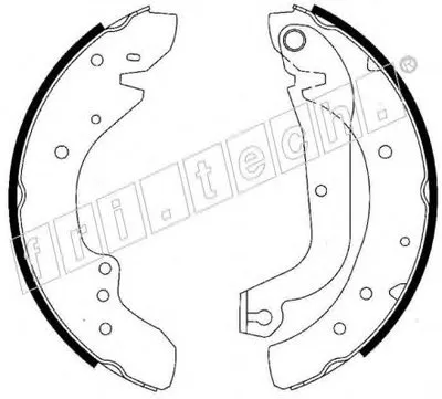 Комплект тормозных колодок REPARATION KIT fri.tech. купить