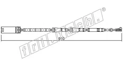 Сигнализатор, износ тормозных колодок fri.tech. купить