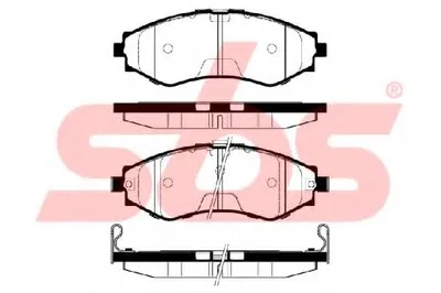 Комплект тормозных колодок, дисковый тормоз sbs купить