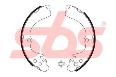 Комплект тормозных колодок sbs купить