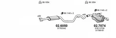 Система выпуска ОГ ASSO купить