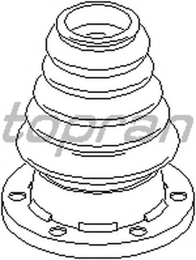 Пыльник, приводной вал TOPRAN купить