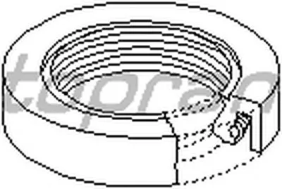 Уплотняющее кольцо, коленчатый вал; Уплотняющее кольцо, распределительный вал TOPRAN купить
