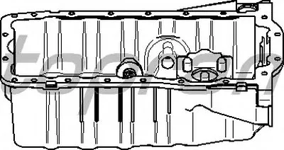 Масляный поддон TOPRAN купить