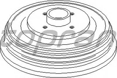 Тормозной барабан TOPRAN купить