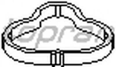 Прокладка, впускной коллектор TOPRAN купить